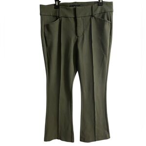 Torrid Studio Luxe Ponte Olive Trousers 14 S NWT